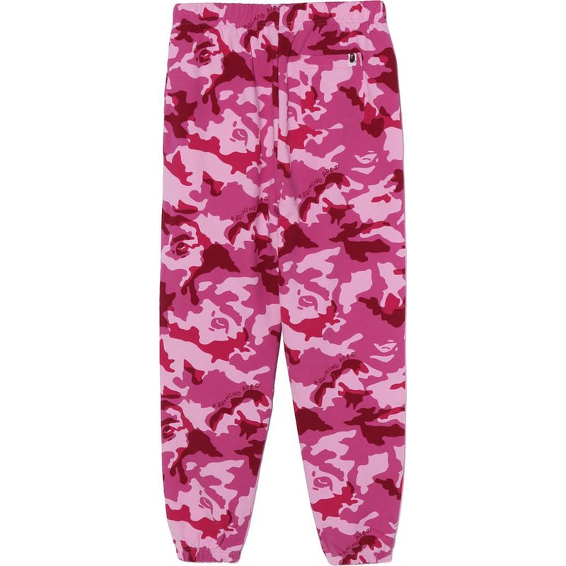 Women Bape Woodland Camo Sweat Pants Pants Pink USA | DN1689169