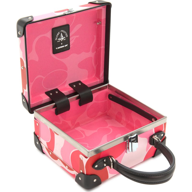 Women Bape X Globe-trotter London Square Bags Pink USA | VO3242922