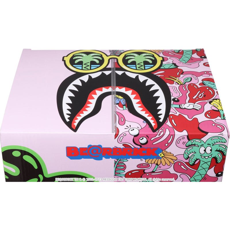 Women Bape X Steven Harrington Shark Be@rbrick 1000% Figure Pink USA | QE8254124