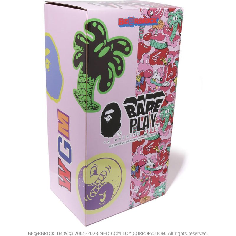 Women Bape X Steven Harrington Shark Be@rbrick 1000% Figure Pink USA | QE8254124